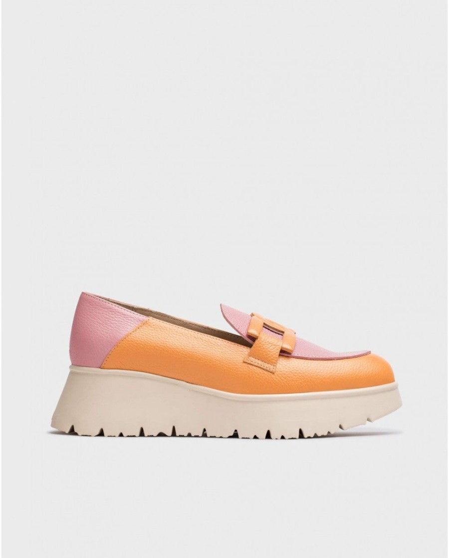 Wonders Bicolor Venecia Moccasin | Platforms