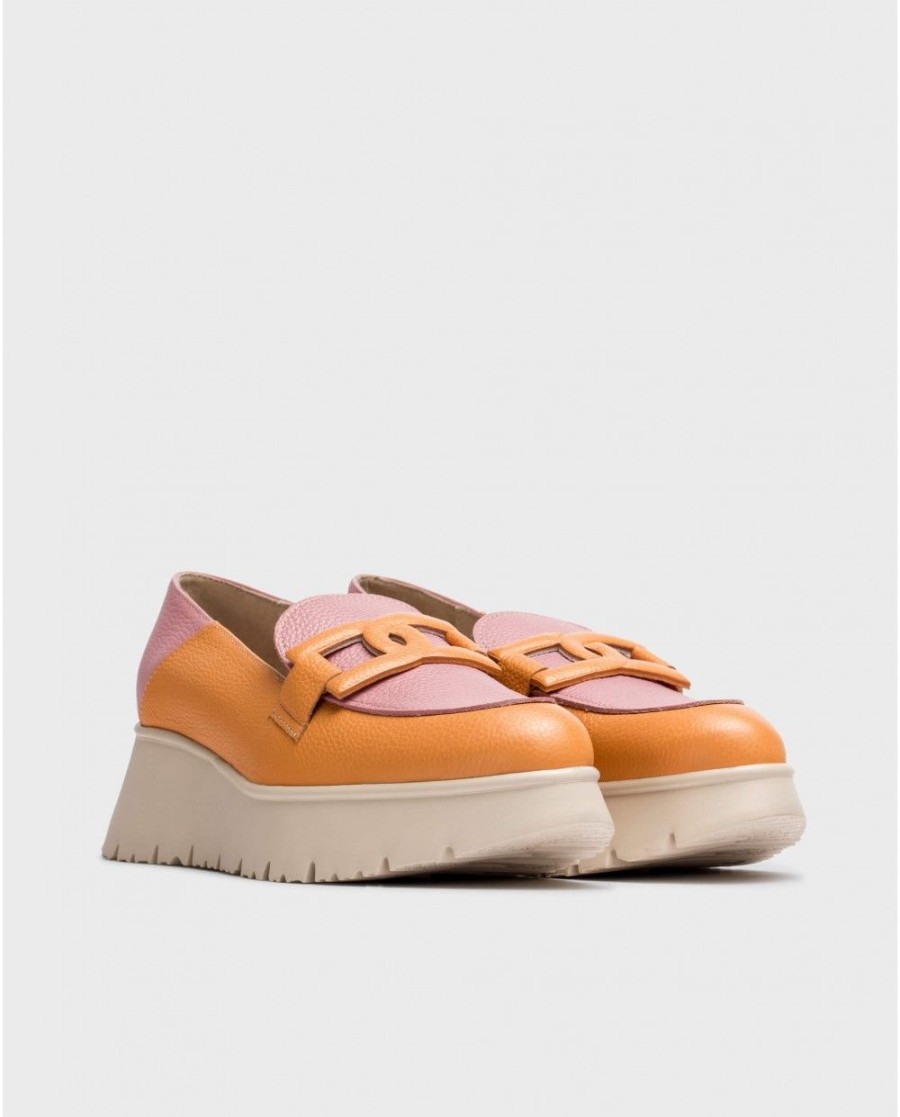 Wonders Bicolor Venecia Moccasin | Platforms