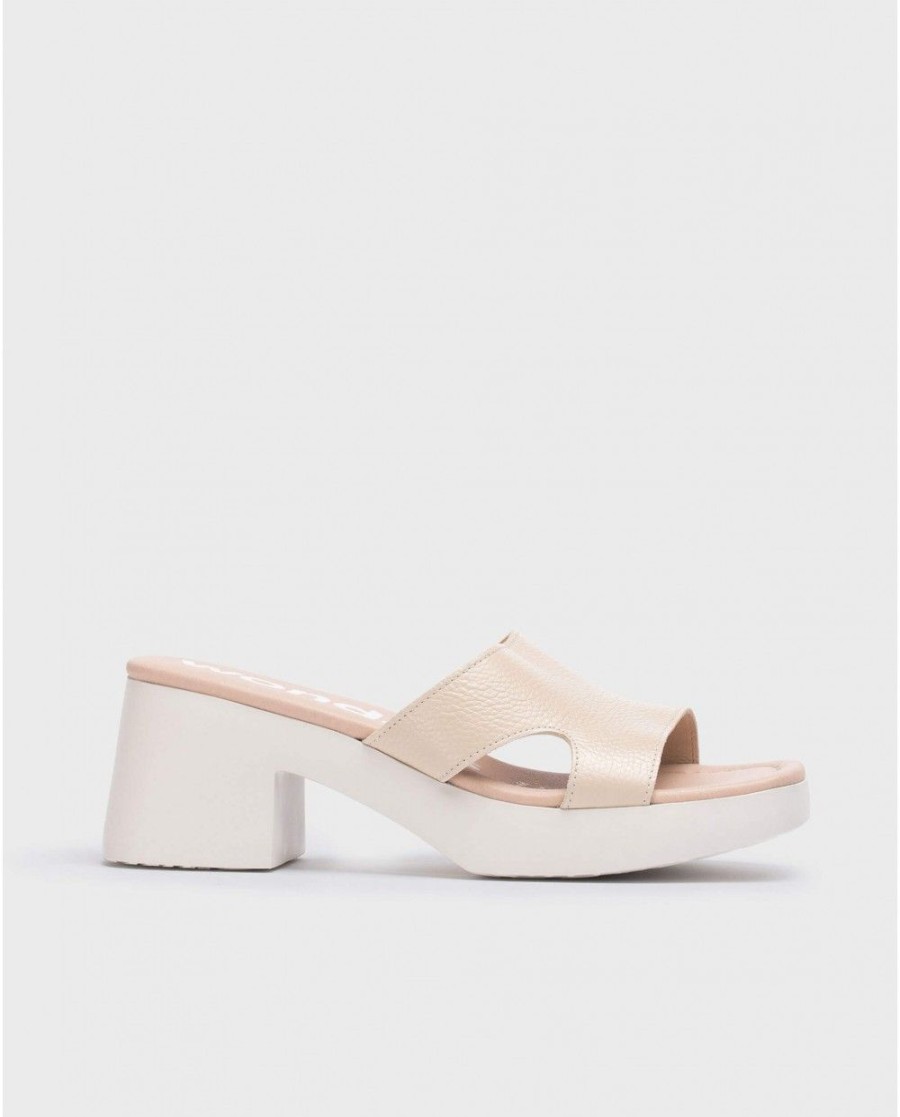 Wonders Beige Motel Sandal | Sandals