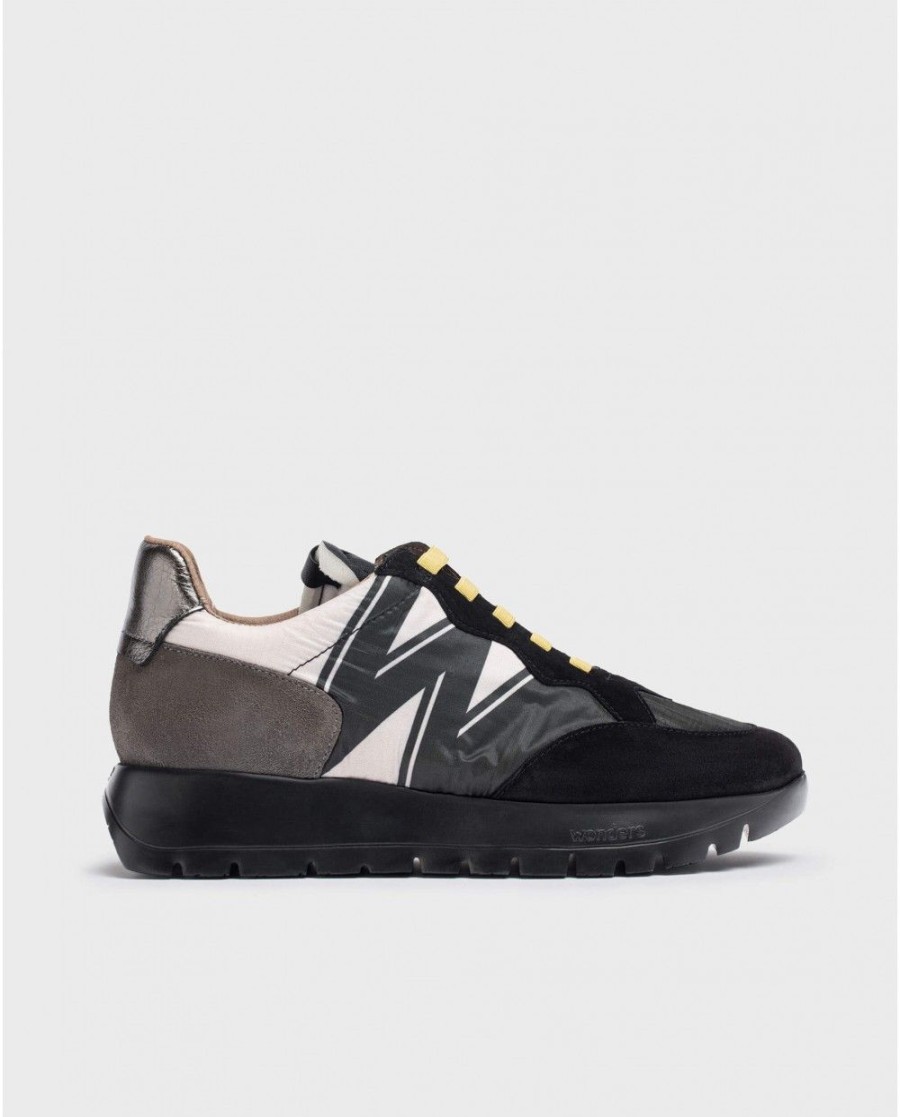 Wonders Black Odisei Sneaker | Sneakers