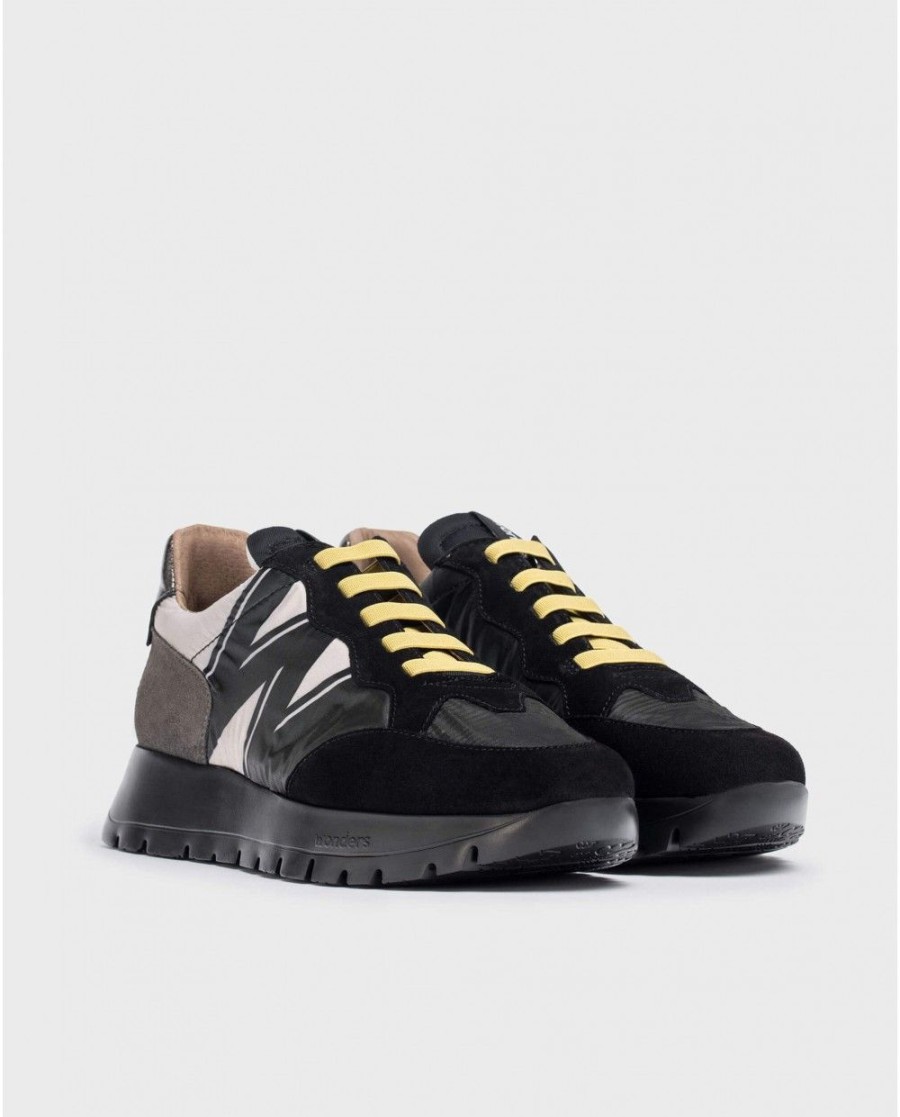 Wonders Black Odisei Sneaker | Sneakers