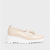 Wonders Beige Dance Moccasin | Wedges