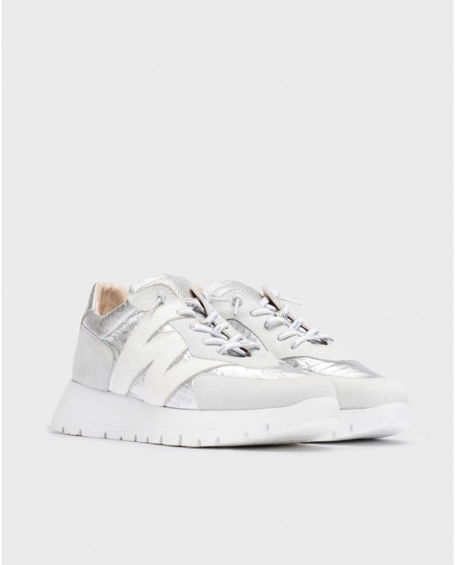 Wonders Silver Oslo Sneaker | Sneakers