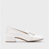 Wonders White Elein Mocassin | Heels