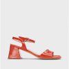 Wonders Red Isabel Heeled Sandals | Heels