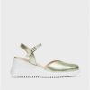 Wonders Metallic Miami Shoe | Wedges