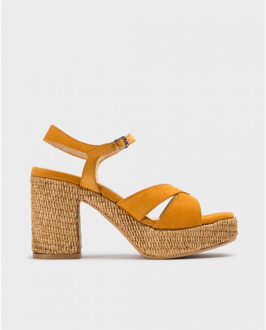 Wonders Orange Giorgia Sandals | Heels