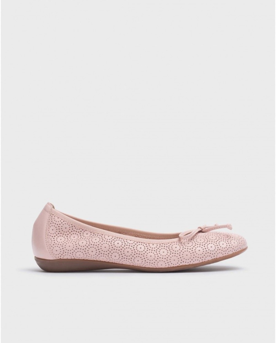 Wonders Pink Lace Ballerina | Ballerinas