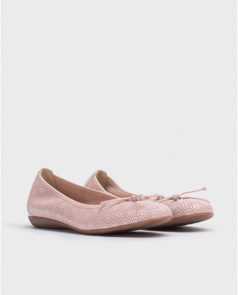 Wonders Pink Lace Ballerina | Ballerinas