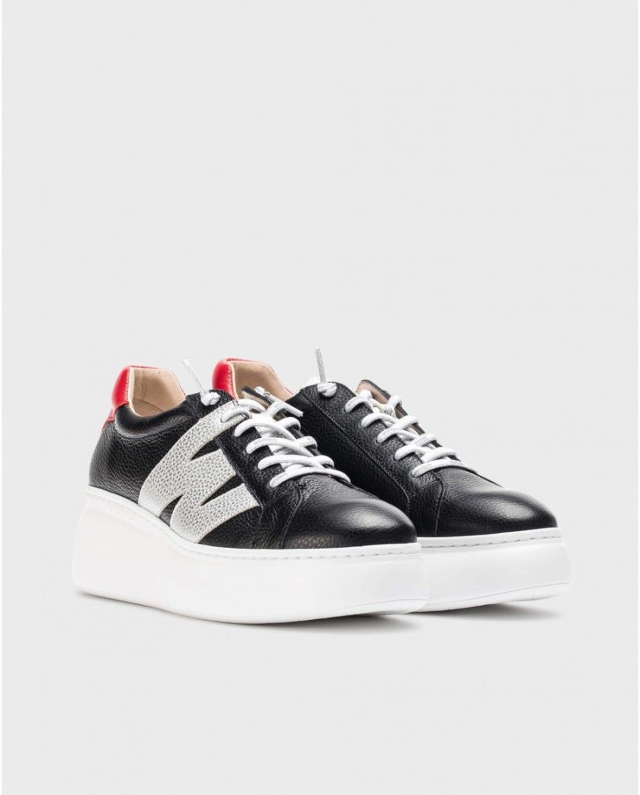 Wonders Black Zurich Sneakers | Sneakers