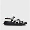 Wonders Black Motril Sandals | Sandals