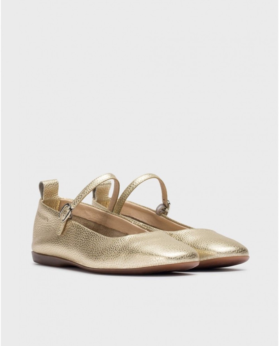 Wonders Platinum Seoul Ballerina | Flat Shoes