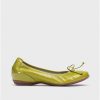 Wonders Green Atenas Ballerina | Flat Shoes