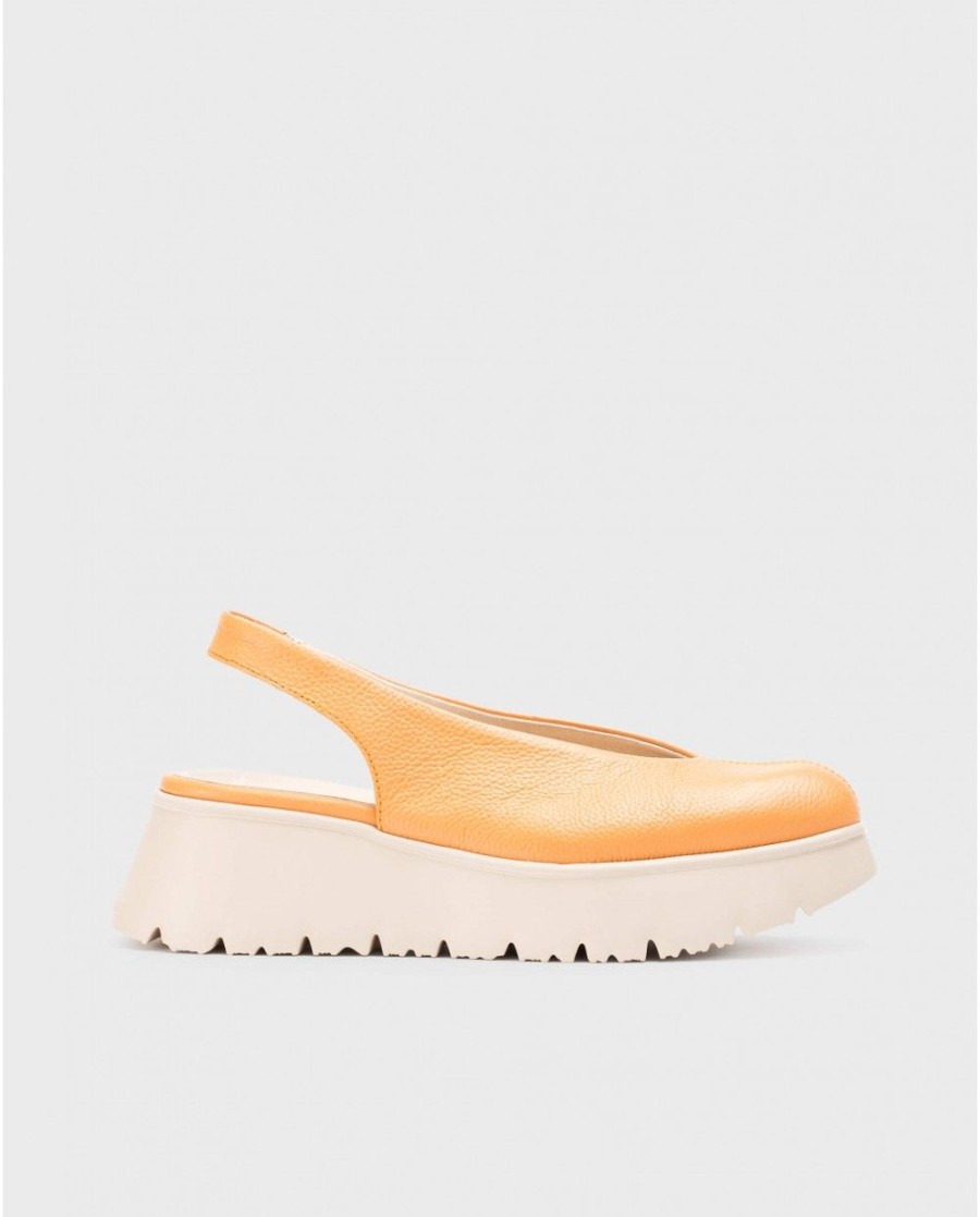 Wonders Orange Zadar Shoes | Platforms