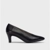 Wonders Black Trui Heeled Shoes | Heels