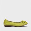 Wonders Green Praga Ballet Flat | Flat Shoes