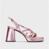 Wonders Pink Garli Sandals | Heels