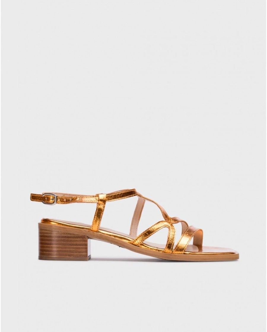 Wonders Orange Lily Sandals | Sandals