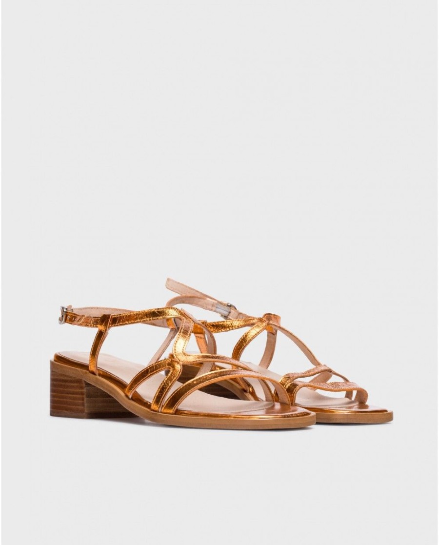 Wonders Orange Lily Sandals | Sandals