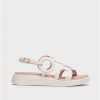 Wonders White Arizona Sandals | Flat Shoes