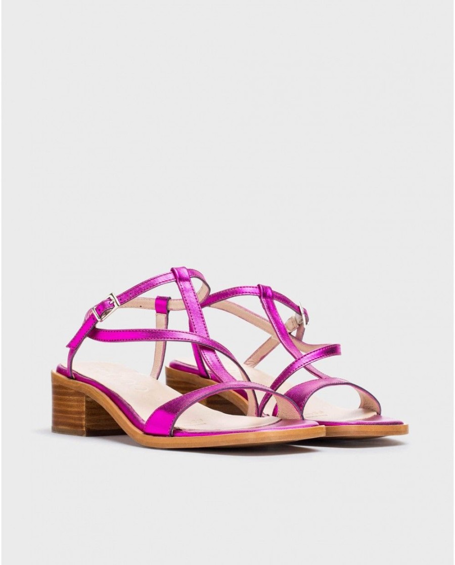 Wonders Fuchsia Aurora Sandal | Sandals