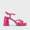 Wonders Fuchsia Love Sandal | Heels