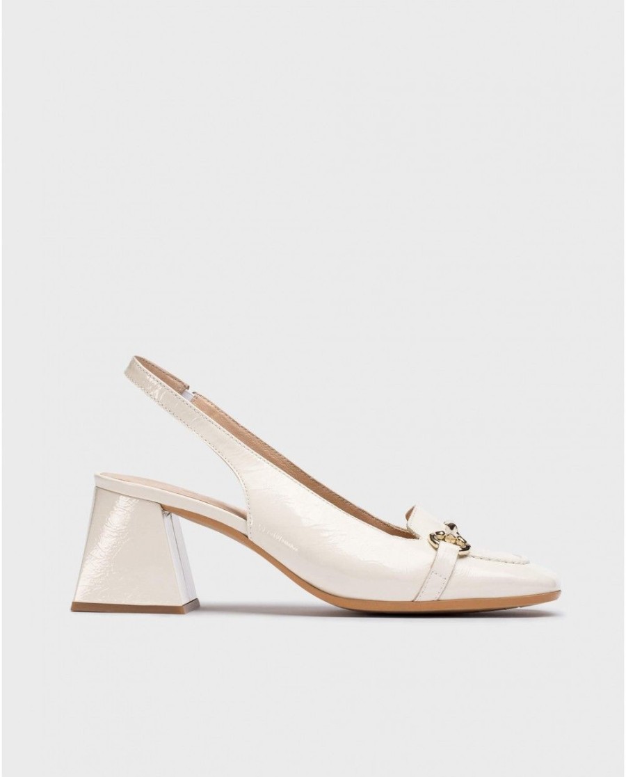 Wonders White Jazmin Heeled Sandals | Heels