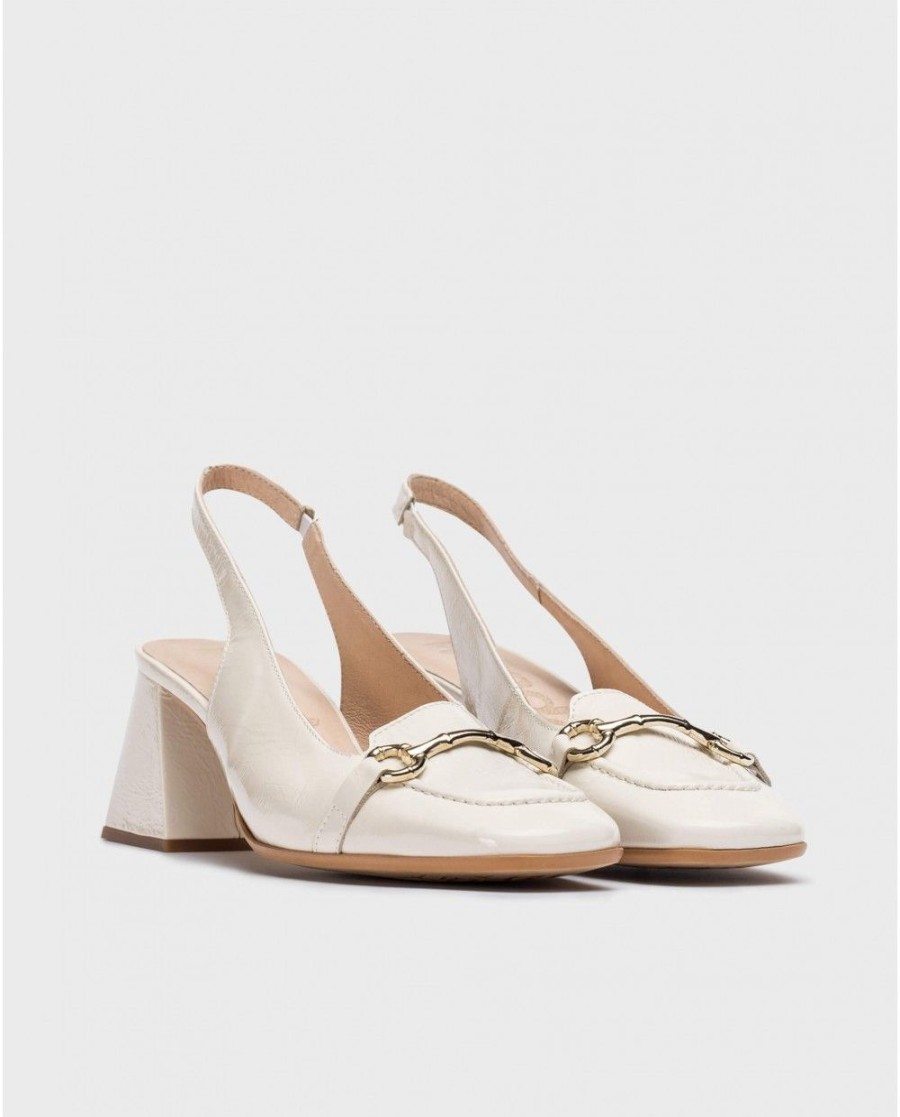 Wonders White Jazmin Heeled Sandals | Heels