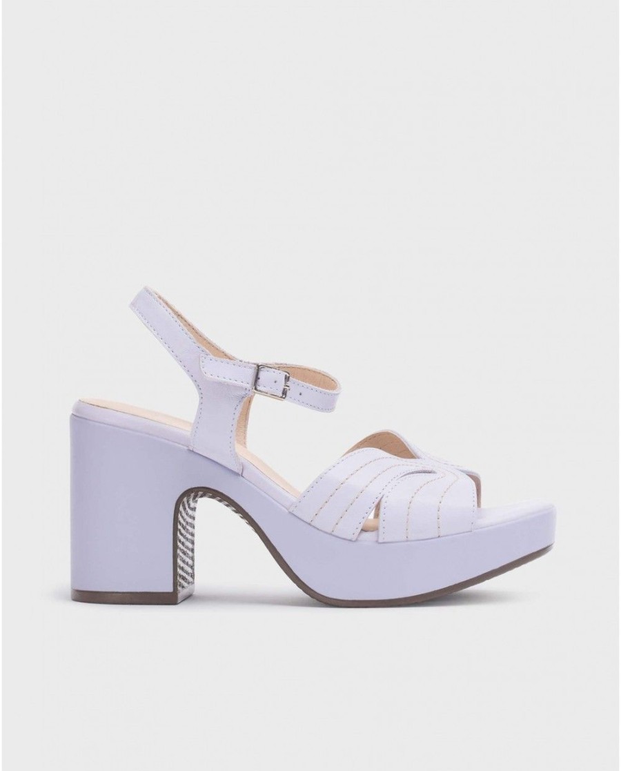 Wonders Violet Lexi Sandal | Heels