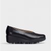 Wonders Black Fly Moccasin | Wedges