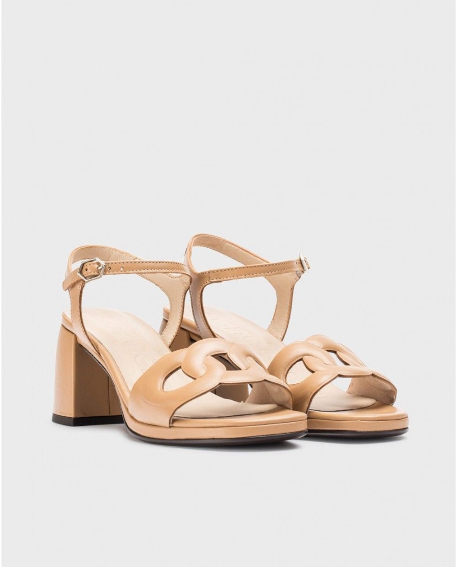 Wonders Nude Emilia Heeled Als | Heels