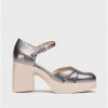 Wonders Lead-Colour Carmen Mary Jane | Heels