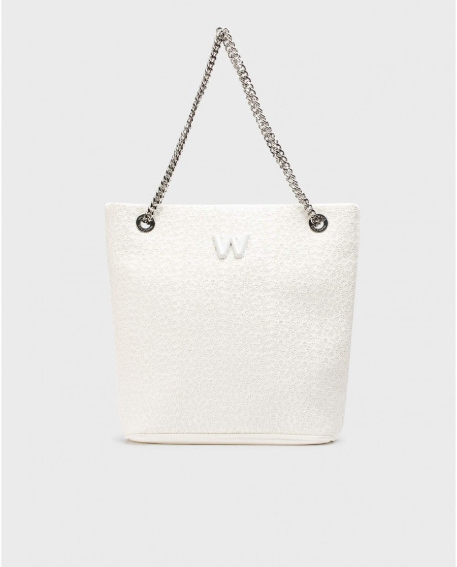 Wonders White Serena Bag | Totes