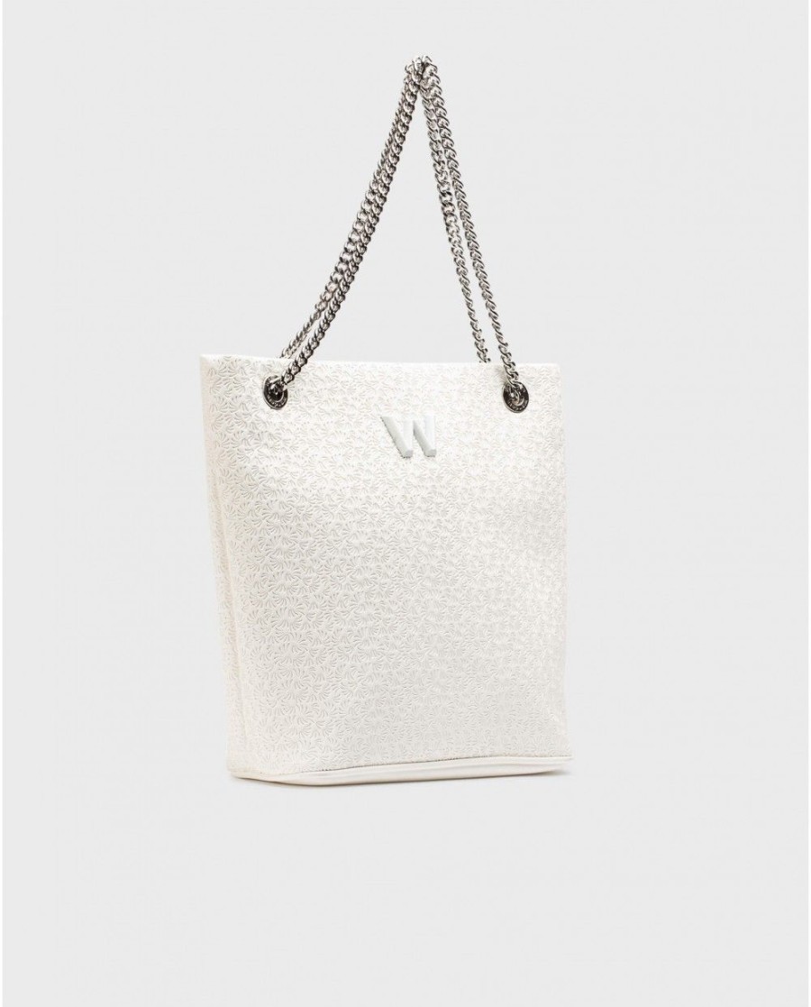 Wonders White Serena Bag | Totes