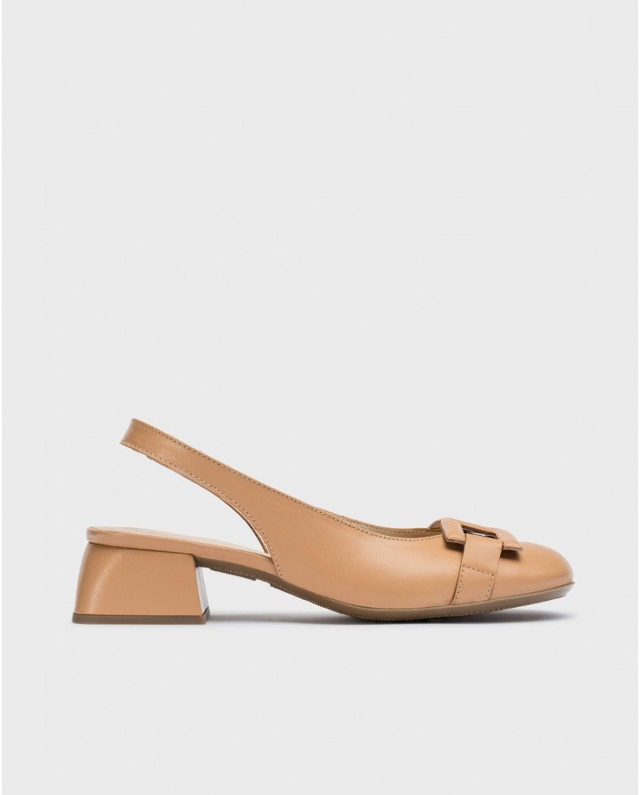 Wonders Camel Maya Shoes | Heels