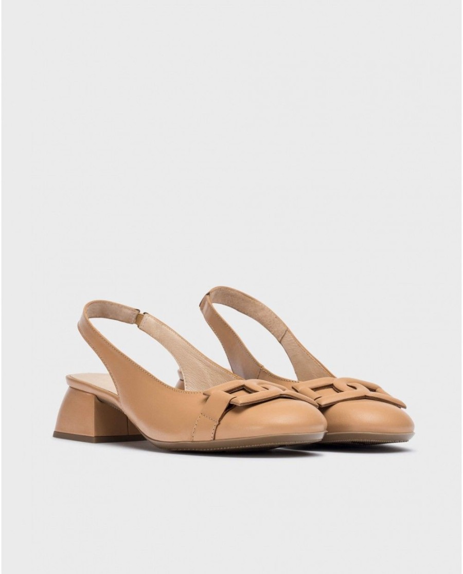 Wonders Camel Maya Shoes | Heels