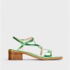 Wonders Green Mellic Aurora Sandal | Sandals