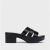 Wonders Black Santander Sandals | Sandals