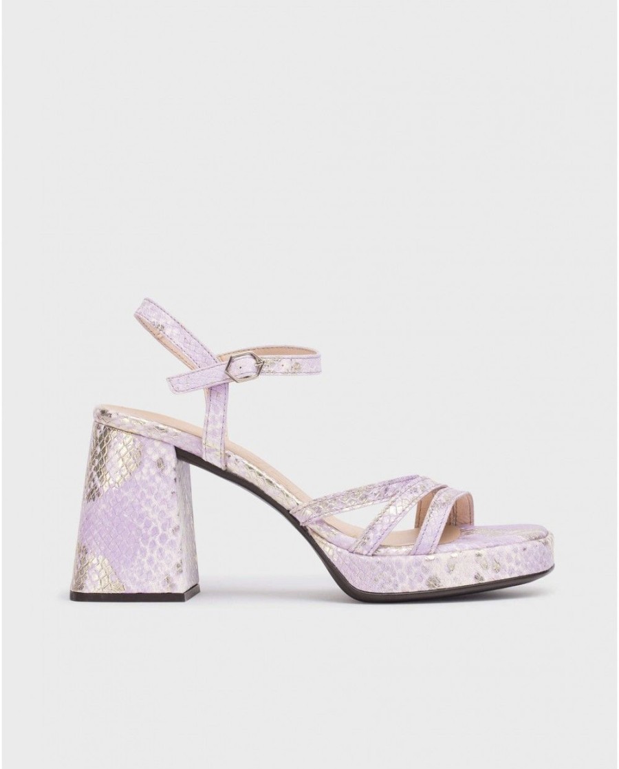 Wonders Violet Love Sandal | Heels