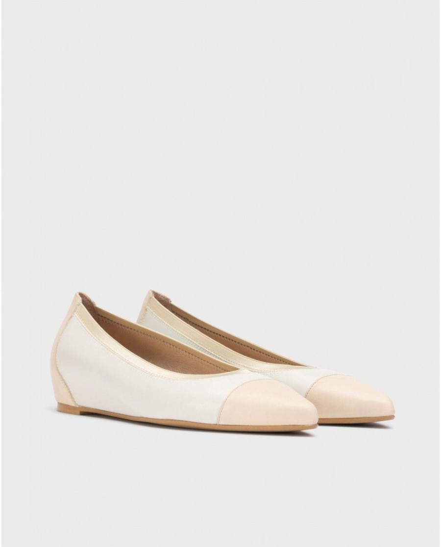 Wonders Bicolor Elsa Ballerina | Flat Shoes