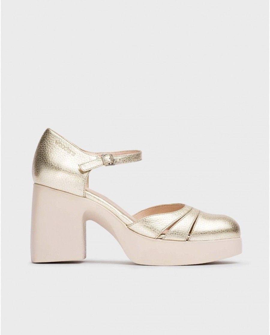 Wonders Platinum Carmen Mary Jean | Heels