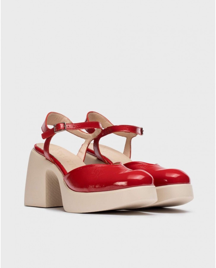 Wonders Red Juana Mary Jane | Heels