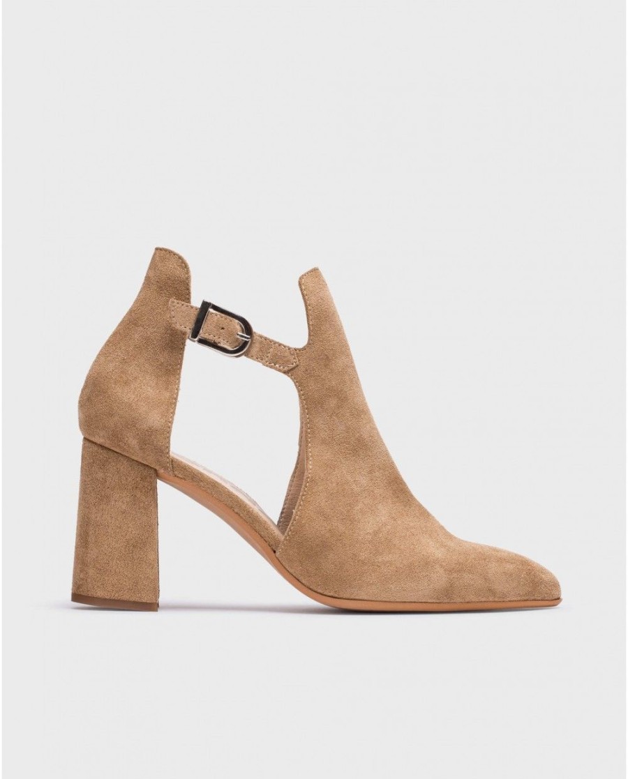 Wonders Brown Roca Ankle Boot | Heels