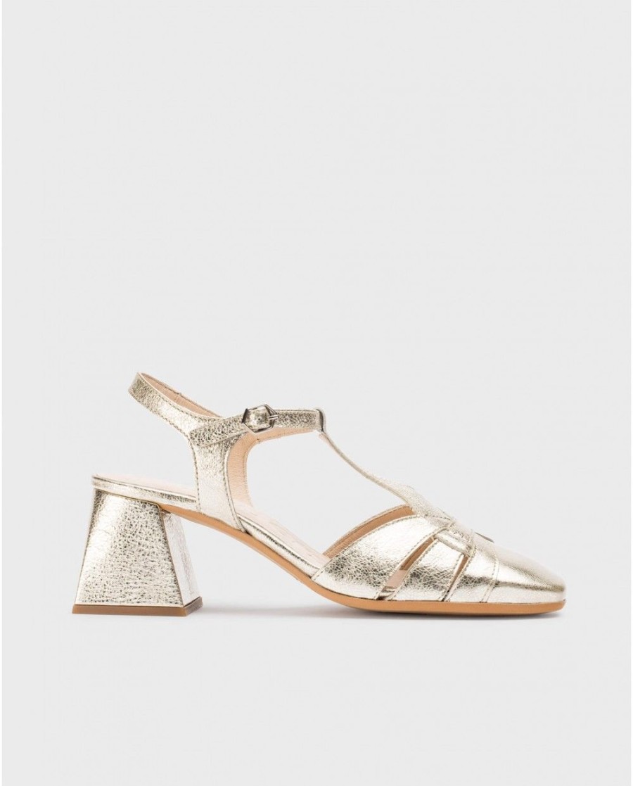 Wonders Platinum Milena Heeled Sandals | Heels