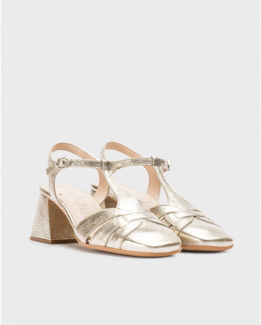 Wonders Platinum Milena Heeled Sandals | Heels