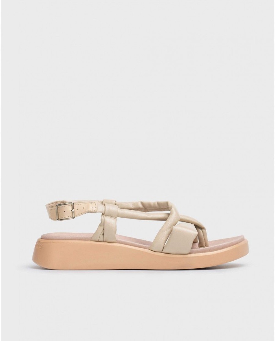 Wonders Tube Sandal | Flat Shoes