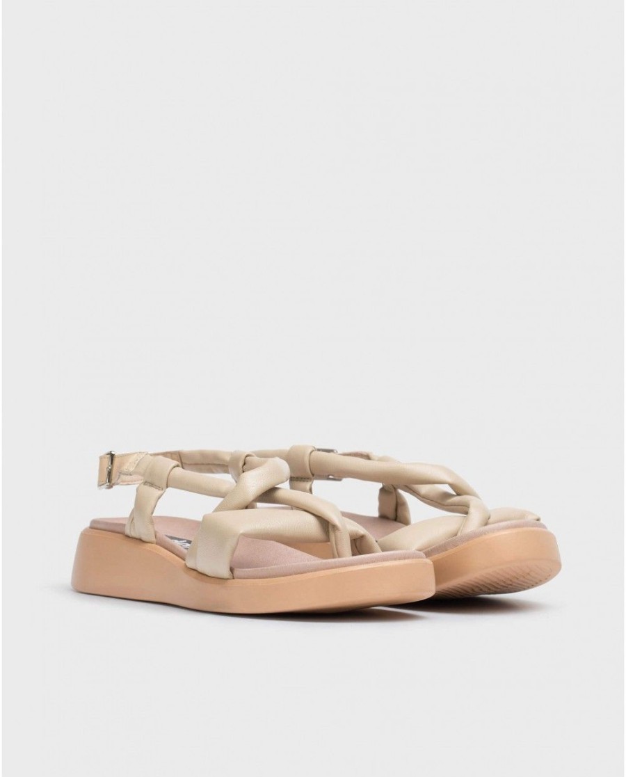 Wonders Tube Sandal | Flat Shoes