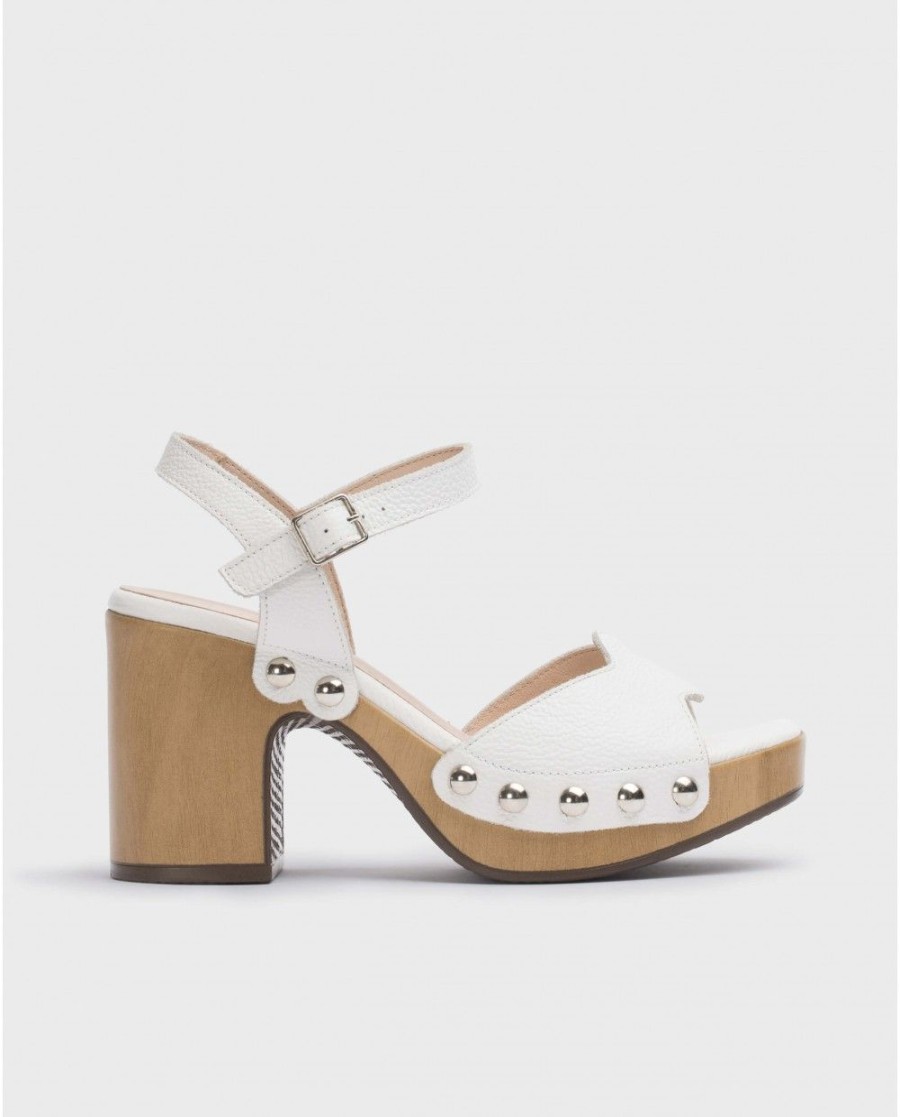 Wonders White Lexi Shoe | Heels