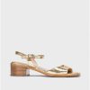 Wonders Gold Lumina Sandals | Sandals