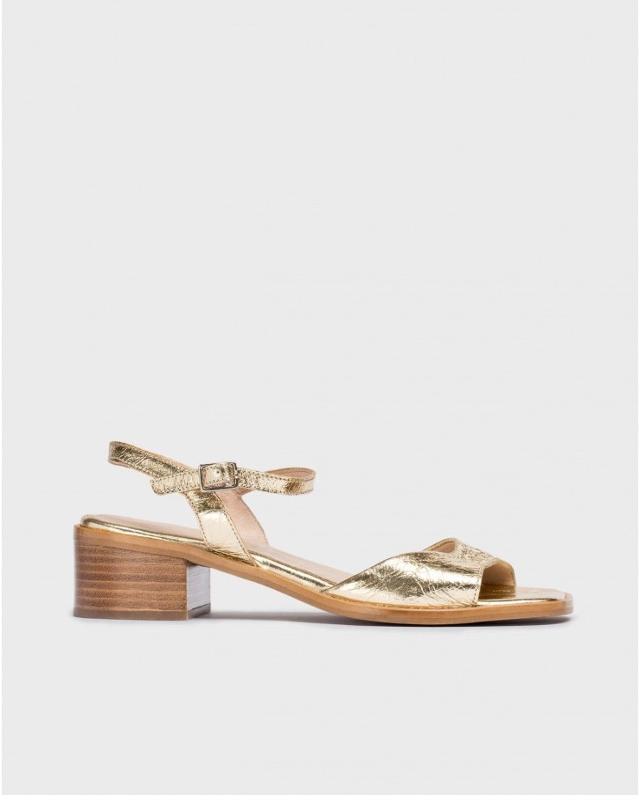 Wonders Gold Lumina Sandals | Sandals